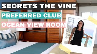 Secrets the Vine Preferred Club Ocean View Room Tour [upl. by Silverstein]