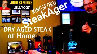 KINGSFORD STEAKAGER Dry Aged Steak At Home DIY Ager w Bone In Ribeye amp a Master 30 part 1 [upl. by Stephie]