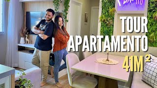 TOUR PELO APARTAMENTO PEQUENO 41m²  Construtora Econ [upl. by Axela]