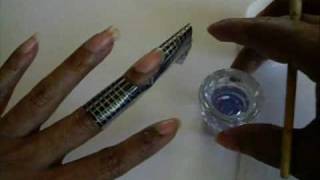 How I do MY Acrylic Nails I AM NOT A PROFESSIONAL Link to nail design I done afterwards in infobox [upl. by Attenaej]