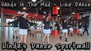 Hands In The Mud  Line Dance Demo by Lindas Dance Sportmall [upl. by Esinaej275]