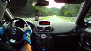 Second lap with my Clio 3 RS 2 Cup at the Nürburgring Nordschleife 20110828 [upl. by Livvi853]