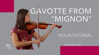 Gavotte from quotMignonquot  Suzuki Violin Book 2 [upl. by Aronoff]