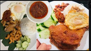 HowToCook NasiLemak Malaysian SingaporeanSpecialty [upl. by Divaj]