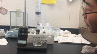 Rate Of Decomposition Of Calcium Carbonate CaCO3 Lab Procedure [upl. by Zertnom]