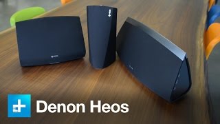 Denon Heos multiroom wireless speakers  hands on [upl. by Alyahs]