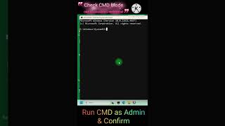 Run CMD as Administrator and Confirm Access  Windows Tips [upl. by Adamson479]