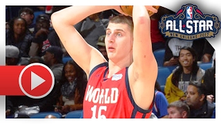 Nikola Jokic Full Highlights vs USA 2017 BBVA Rising Stars Challenge  12 Pts 11 Reb 8 Ast [upl. by Esinrahc767]