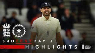 Pujara 91 Frustrates England  England v India  Day 3 Highlights  3rd LV Insurance Test 2021 [upl. by Oad]