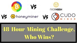 BetterHash vs NiceHash vs HoneyMiner vs CudoMiner Profitability [upl. by Riella]