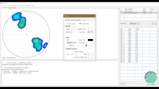 How To Generate Contour In Stereonet 10  Geology [upl. by Yrojram]