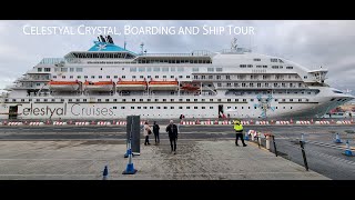 Celestyal Crystal Boarding and Ship Tour [upl. by Seuqram]