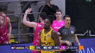 AdmiralBet ABA League 202324 highlights Round 12 Split  Mega MIS 18122023 [upl. by Laekcim]