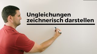 Ungleichungen zeichnerisch darstellen  Mathe by Daniel Jung [upl. by Janie]