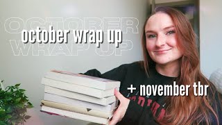 October Wrap Up amp November TBR📖✨😇🦋 [upl. by Belia]