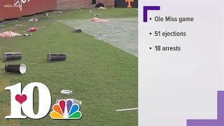 51 people ejected 18 arrested during UT football game versus Ole Miss [upl. by Alidia]