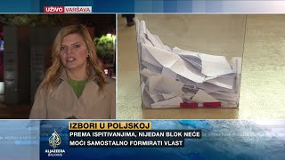 Visoka izlaznost ide na ruku opoziciji na historijskim izborima u Poljskoj [upl. by Ddarb]