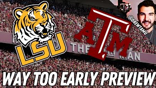 Way Too Early LSU VS Texas AampM Preview  LSU Tigers 2024 Season Preview [upl. by Alrahs740]