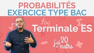 Live  Terminale ES  Probabilités  Exercice type Bac  25032020 Jai20enmaths [upl. by Zitah]