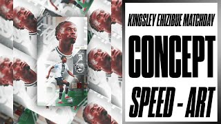 Kingsley Ehizibue  Matchday Concept  Speed Art  BEN GFX [upl. by Nelle430]