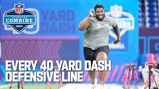 Every Defensive Linemans 40 Yard Dash [upl. by Oby]