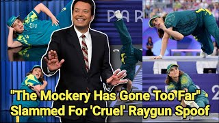 Jimmy Fallon And Rachel Dratch Face Backlash For Cruel Raygun Spoof  Raygun Olympics [upl. by Honorine352]