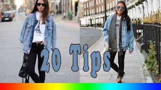 20 Style Tips On How To Wear Oversized Denim Jackets [upl. by Marcus959]