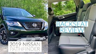 2019 Nissan Pathfinder Interior Backseat Review [upl. by Nevear]