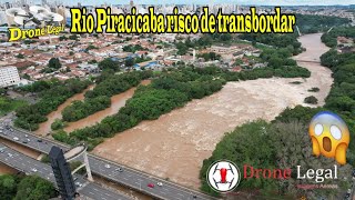 Rio de Piracicaba muito cheio 012023  Piracicaba river very full Drone Legal EP144 [upl. by Nappy]