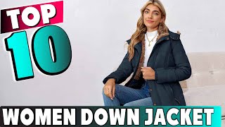 Top 10 Best Down Jackets for Women in 2024 Stay Warm amp Stylish [upl. by Nyre]