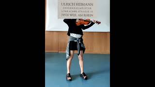 Violin made by Ulrich Heimann WeilamRhein Germany 2013 [upl. by Dianne]