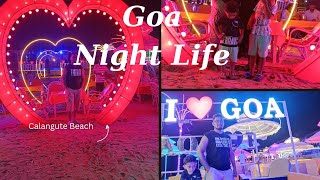 GOA Night Life  Calangute Beach 😍 calangutebeach goa nightlife goanightlife [upl. by Cameron]