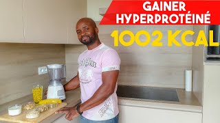 Gainer hyperprotéiné fait maison prise de masse musculaire [upl. by Dnaltiak5]