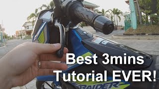 Clutch Tutorial for Motorcycles  Raider R150 FI [upl. by Aissela]