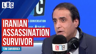 Survivor of Iranian assassination attempt tells his incredible story  watch live on LBC [upl. by Aubrette]