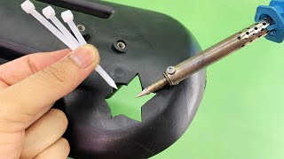 4 Easy Ways To Fix Broken Plastics With Plastic Welding Method [upl. by Eatnuahc]