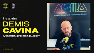 PREPARTITA  Vanoli Cremona 🆚 Pistoia Basket  Demis Cavina  Conferenza stampa [upl. by Ezar919]