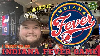 I Went to an INDIANA FEVER Game [upl. by Waller]