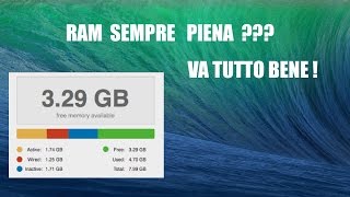 Tutorial Mac 60  RAM sempre piena Non preoccupatevi va bene così [upl. by Katherin]