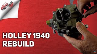 Complete Holley 1940 1 Barrel Carburetor Rebuild Guide  StepbyStep Tutorial [upl. by Ativla]