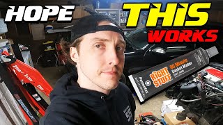 HOW TO Fix Oil Pan Leak WITHOUT REMOVING  It Actually WORKED [upl. by Ellwood500]