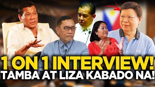 1 ON 1 INTERVIEW KAY CONG MARCOLETA REVILLA ABALOS TAMBA AT LIZA MAKINIG KAYO [upl. by Garling]