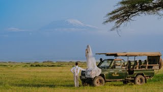 Elopement in Amboseli National Park Kenya  Hung  Sam [upl. by Aidil]