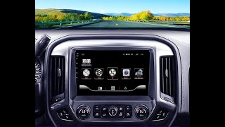 GMC Sierra radio upgrade 20142019 Android stereo replacement Touch screen carplay installation [upl. by Zolly335]