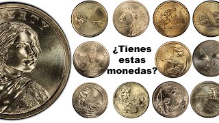 Moneda Dollar Sacagawea Ediciones Nativo Americanas Algunas pueden valer hasta 2000 Dolares [upl. by Nygem]