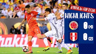 Colombia vs Perú 0 4  2 0  Copa América 2016 [upl. by Eiroc]