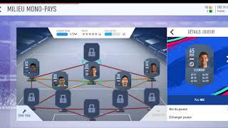 FUT 19 défis création bases ligue et pays 2ème partie [upl. by Laufer]