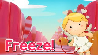 Cupid Run An Interactive PE Game  Valentines Day Brain Break  Cupid  PhonicsMan Fitness [upl. by Rramal]