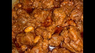 Oxtail with Butterbeans  Oxtail recipe South Africa  South African YouTuber [upl. by Kcirdled381]