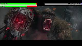 Godzilla amp Kong vs Mechagodzilla with healthbars [upl. by Stephen308]